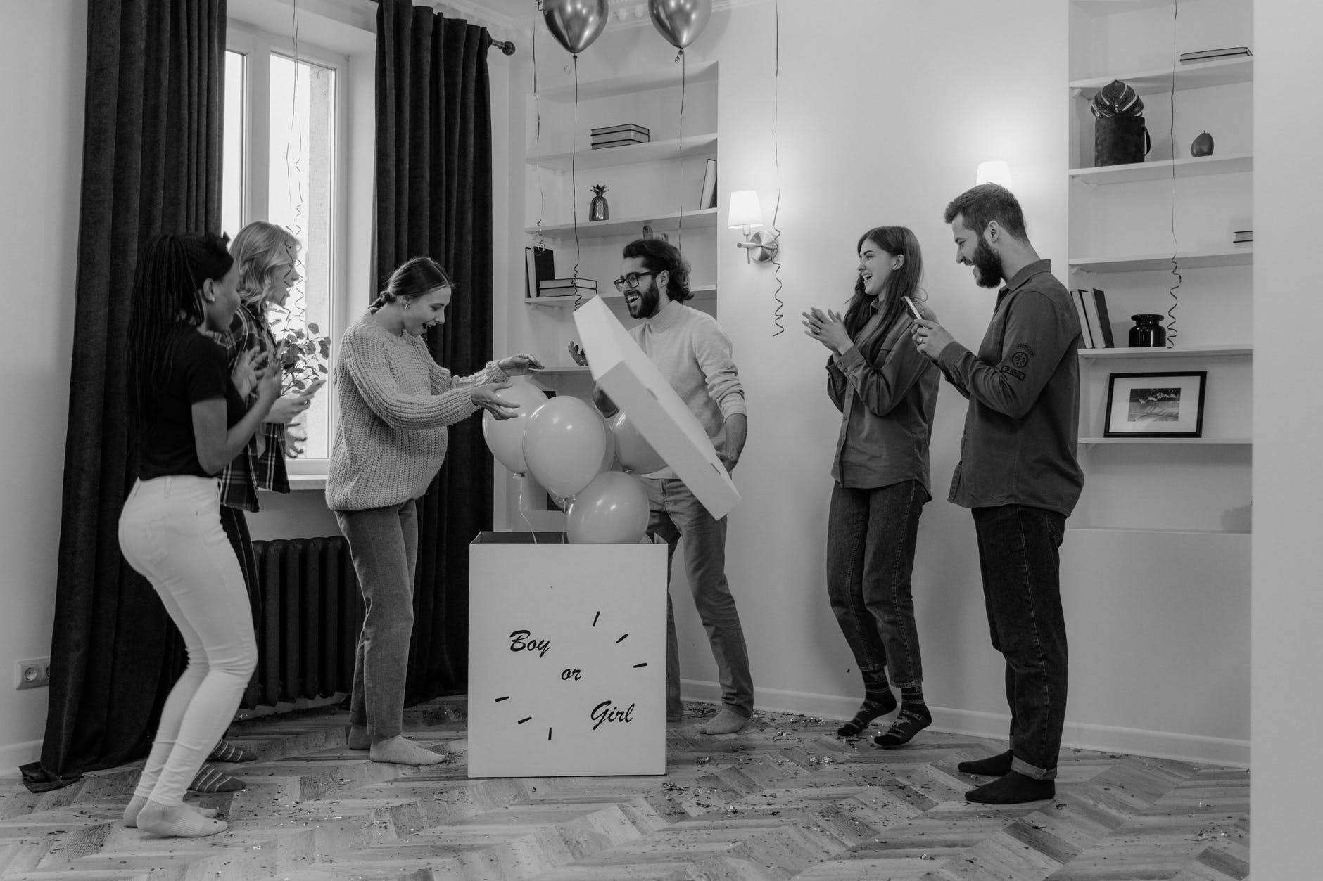 balloon box gender reveal