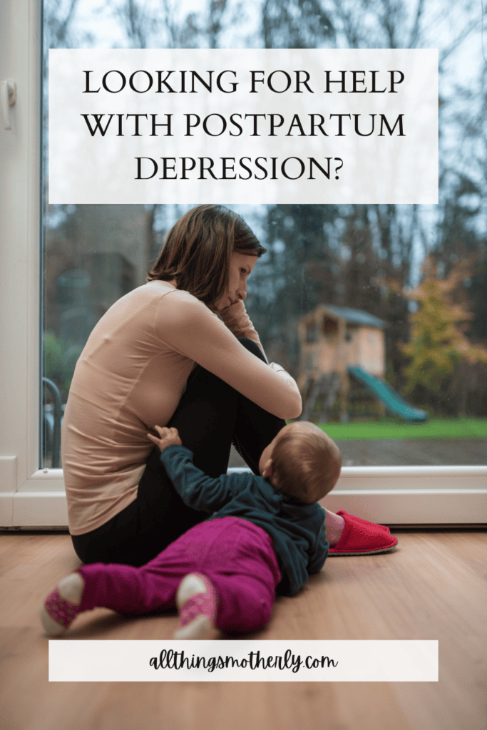 seeking help with postpartum depression
